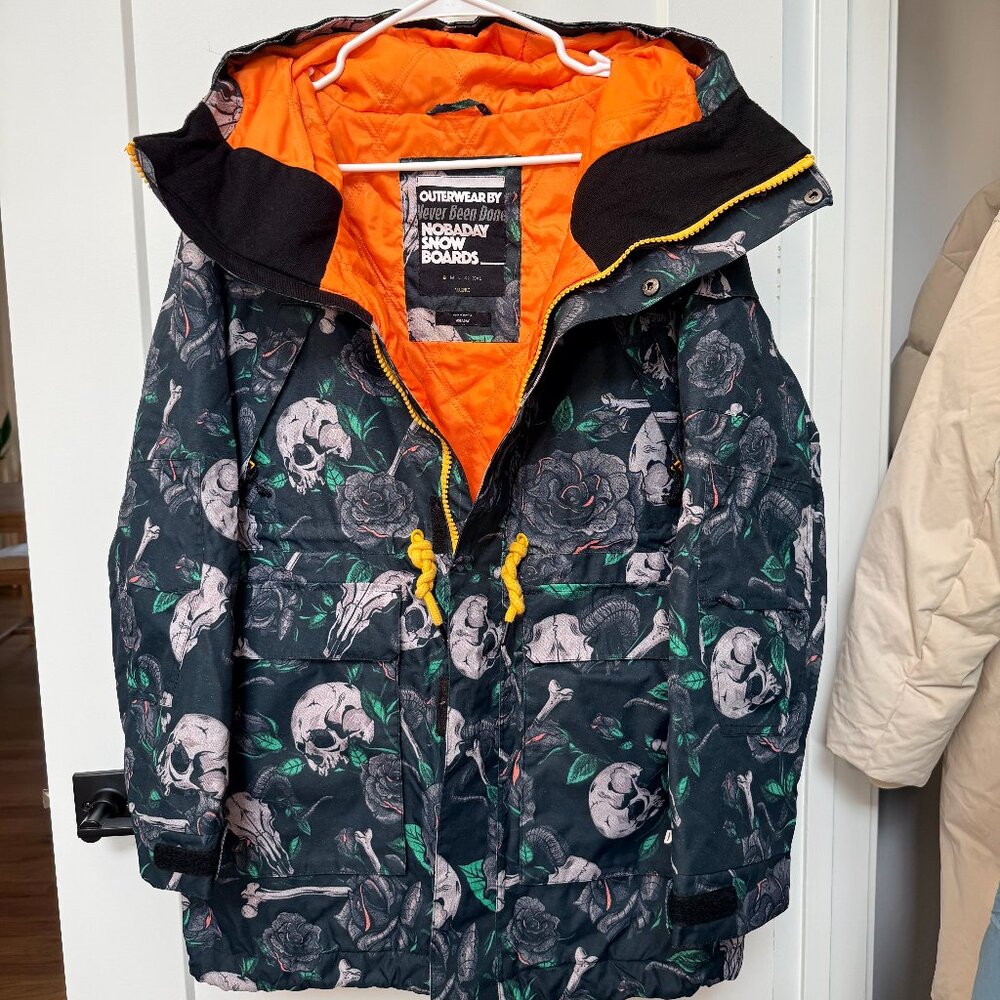 NOBADAY Winter Ski Snowboard Snow Hooded Insulated Padded Jacket